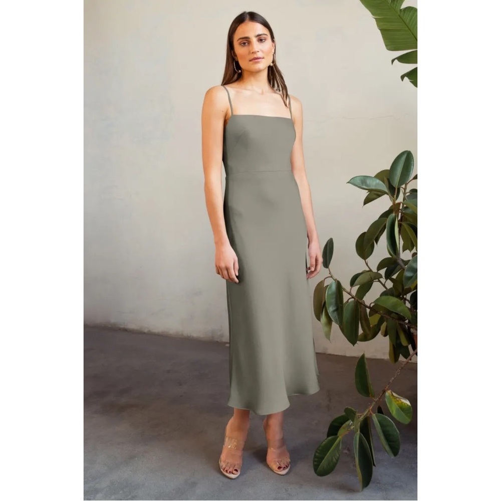 NWT Jenny Yoo Claudia Dress in Moss